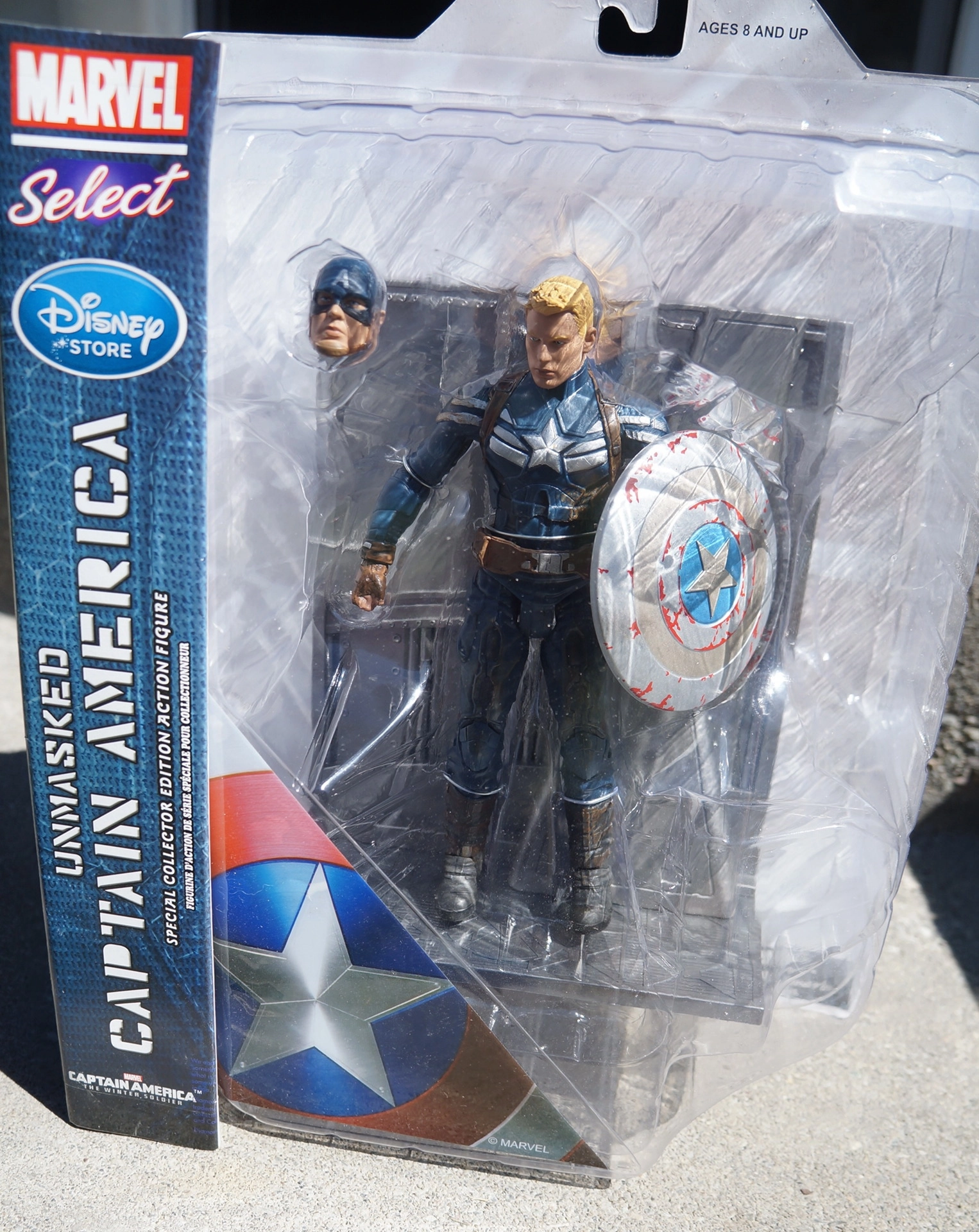 اکشن فیگور کاپیتان امریکا برند دایموند سلکت مدل captain america diamond select