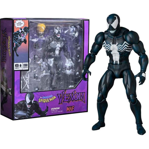 اکشن فیگور ونوم 15 سانت برند مافکس مدل Spiderman Venom Mafex