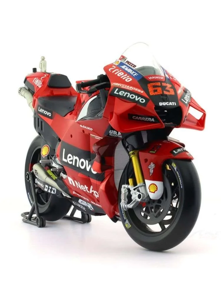 ماکت موتور دوکاتی موتو جی پی جک میلر مقیاس 1/6 برند مایستو مدل Ducati MotoGP Jack Miller Maisto 1/6