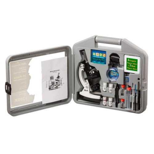 میکروسکوپ آموزشی ایبکس با بزرگنمایی 1200 مدل Zoom Box Dream 108