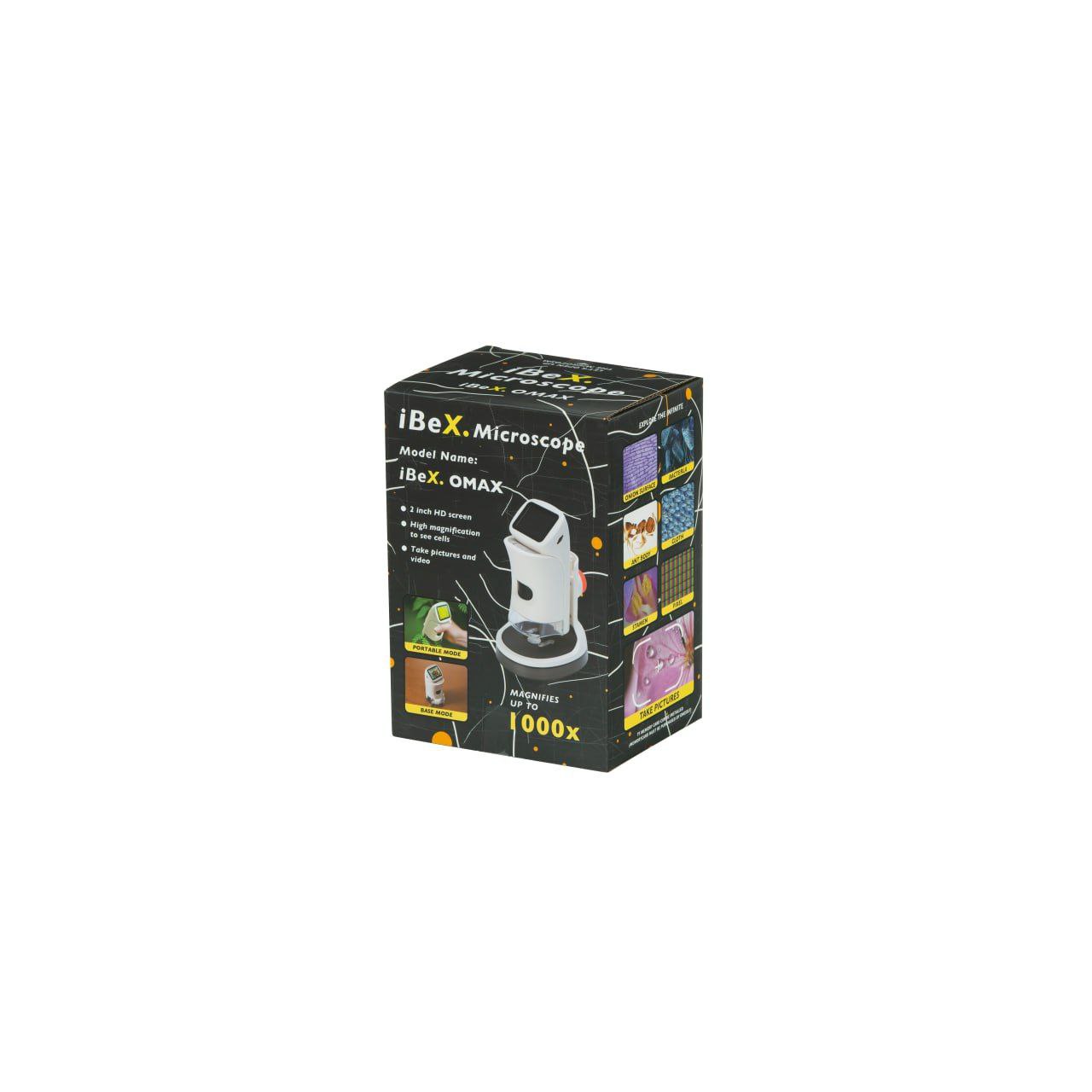 میکروسکوپ دیجیتالی ایبکس با بزرگنمایی 1000 برابر دوربین ضبط 5 مگاپیکسلی 1080مدل Omax 118