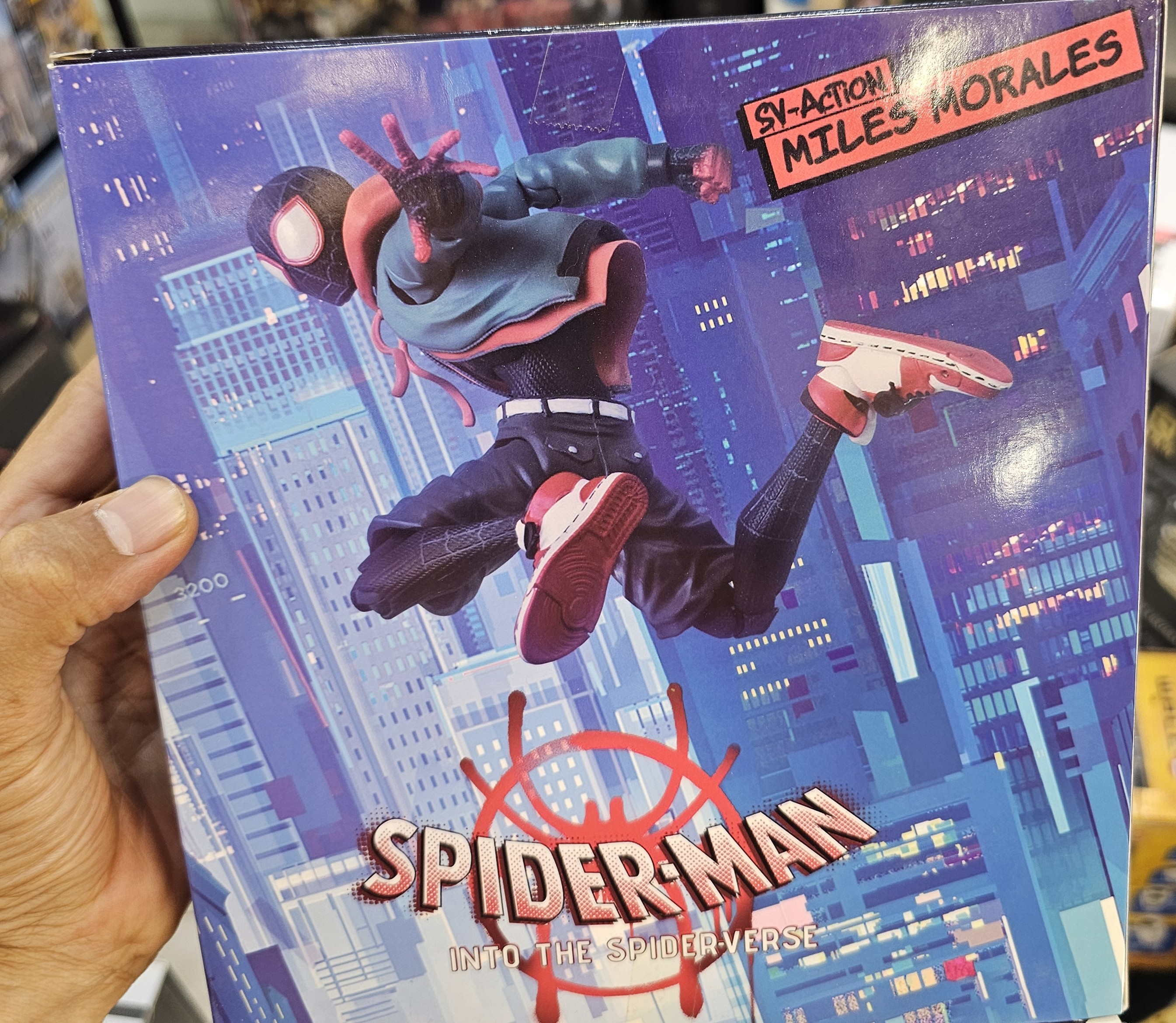 اکشن فیگور اسپایدرمن مایلز مورالز برند Marvel D4