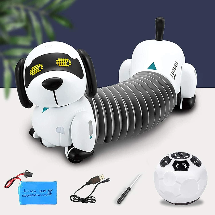 اسباب بازی سگ رباتیک کنترلی فنری شارژی مدل k22