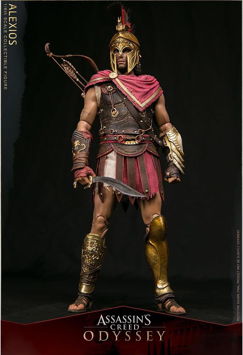 اکشن فیگور اساسین کرید الکسیوس بازی اودیسه برند دام توی مدل Assassin's Creed Odyssey Damtoys
