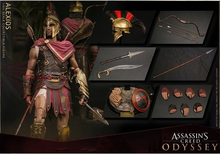 اکشن فیگور اساسین کرید الکسیوس بازی اودیسه برند دام توی مدل Assassin's Creed Odyssey Damtoys