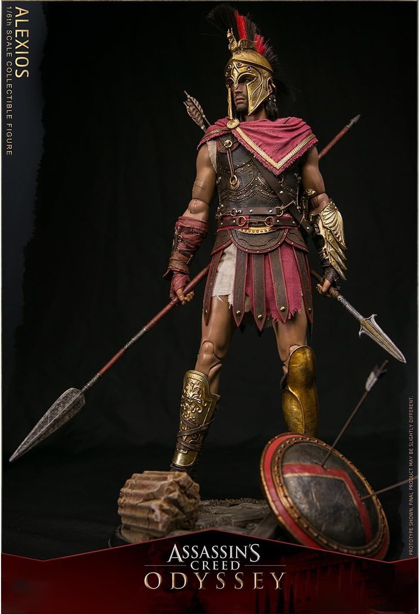 اکشن فیگور اساسین کرید الکسیوس بازی اودیسه برند دام توی مدل Assassin's Creed Odyssey Damtoys