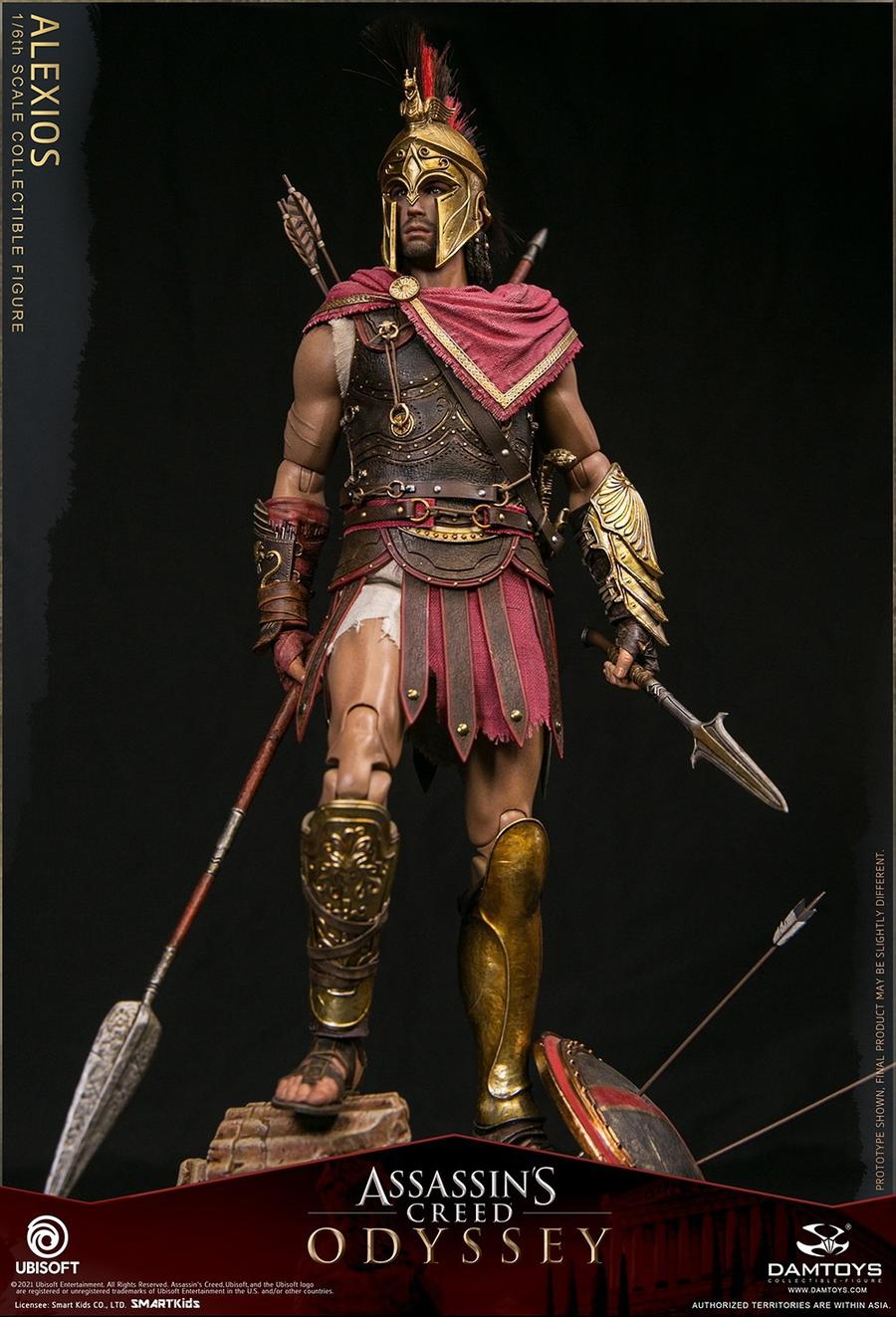 اکشن فیگور اساسین کرید الکسیوس بازی اودیسه برند دام توی مدل Assassin's Creed Odyssey Damtoys
