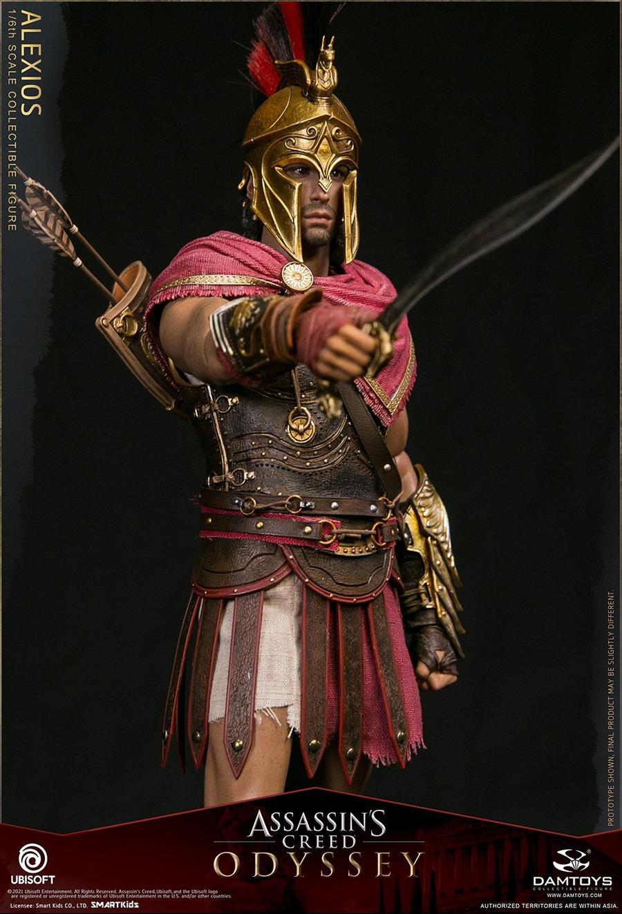 اکشن فیگور اساسین کرید الکسیوس بازی اودیسه برند دام توی مدل Assassin's Creed Odyssey Damtoys