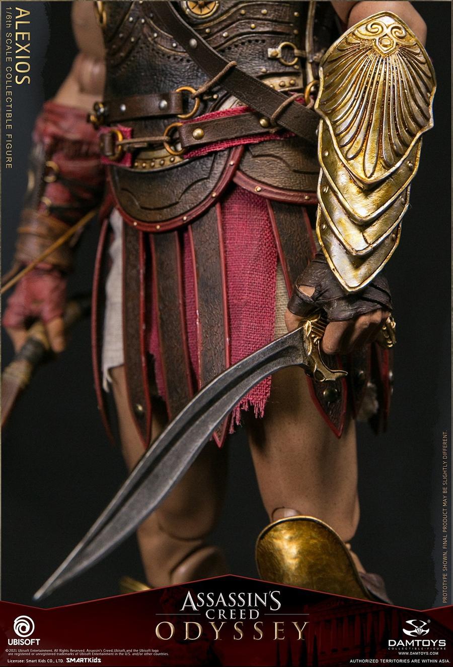 اکشن فیگور اساسین کرید الکسیوس بازی اودیسه برند دام توی مدل Assassin's Creed Odyssey Damtoys