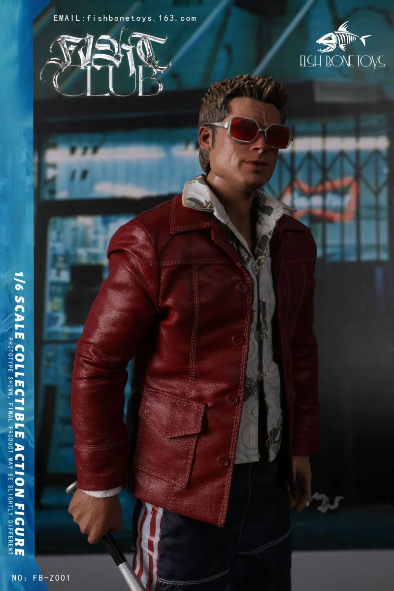 اکشن فیگور بردپیت تایلر دردن از فایت کلاب برند فیش بون FIGHT CLUB BRADPITT TYLER DURDEN fishbone