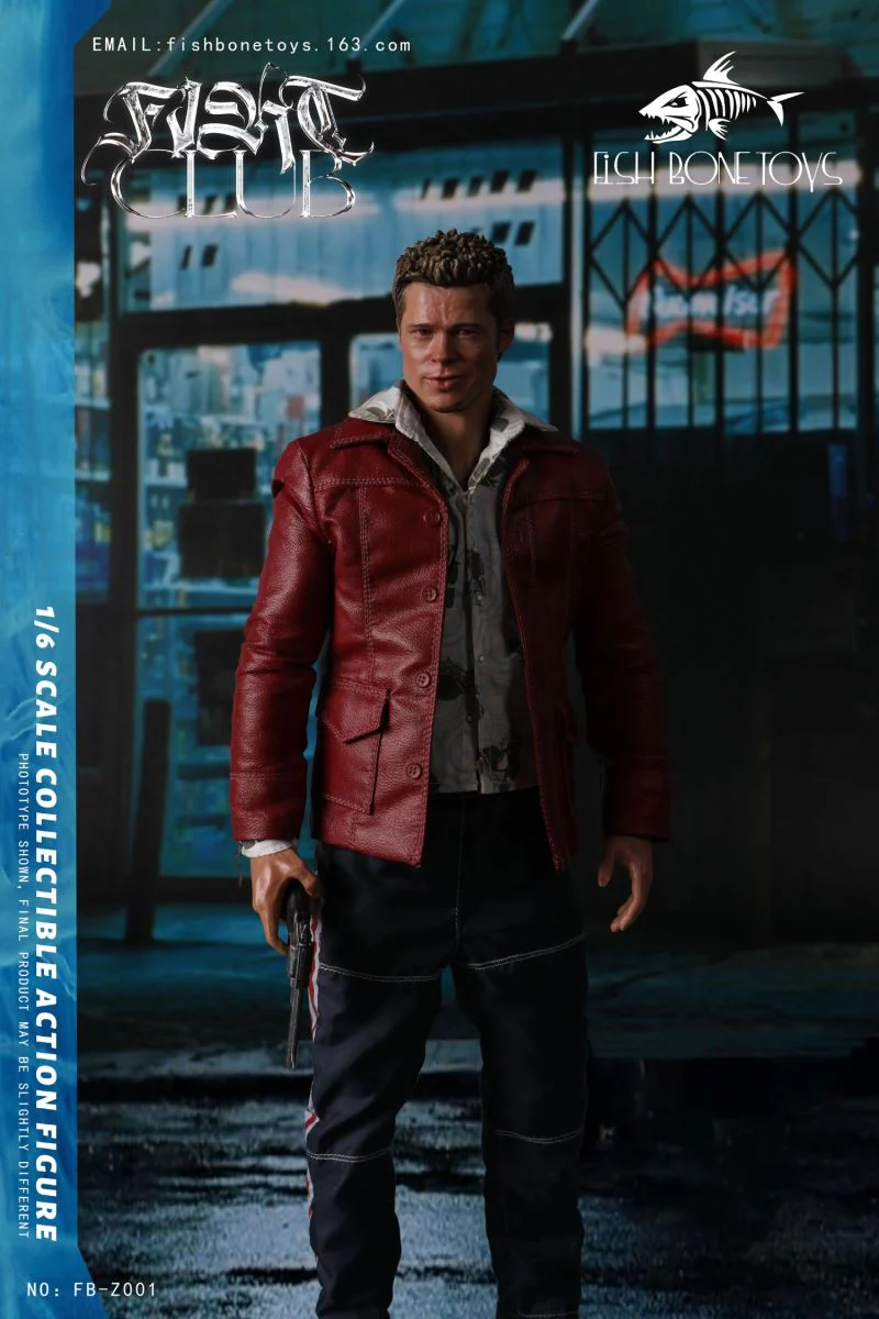 اکشن فیگور بردپیت تایلر دردن از فایت کلاب برند فیش بون FIGHT CLUB BRADPITT TYLER DURDEN fishbone