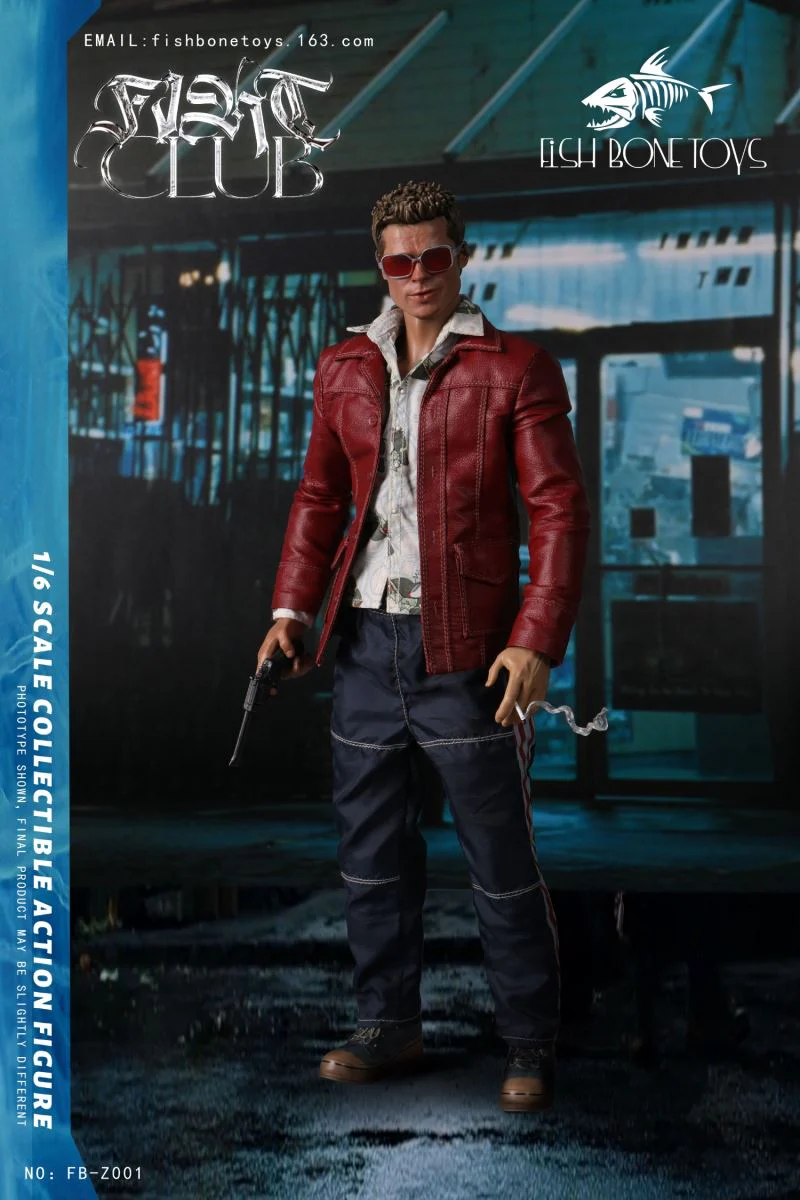 اکشن فیگور بردپیت تایلر دردن از فایت کلاب برند فیش بون FIGHT CLUB BRADPITT TYLER DURDEN fishbone