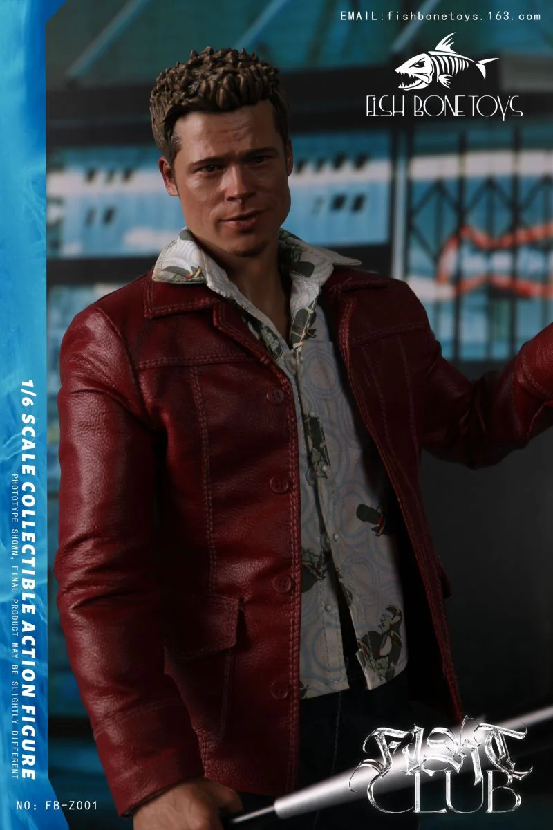 اکشن فیگور بردپیت تایلر دردن از فایت کلاب برند فیش بون FIGHT CLUB BRADPITT TYLER DURDEN fishbone