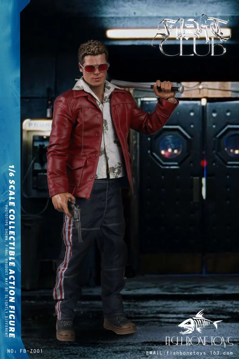 اکشن فیگور بردپیت تایلر دردن از فایت کلاب برند فیش بون FIGHT CLUB BRADPITT TYLER DURDEN fishbone
