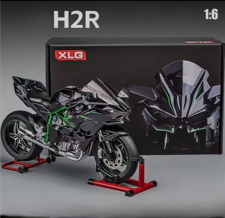 ماکت موتور کاوازاکی نینجا H2R استارتی دودزا مقیاس 1:6 بزرگ Kawasaki Ninja H2R