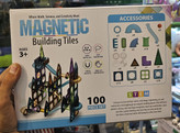 اسباب بازی کاشی های مغناطیسی 100 تکه مدل 002