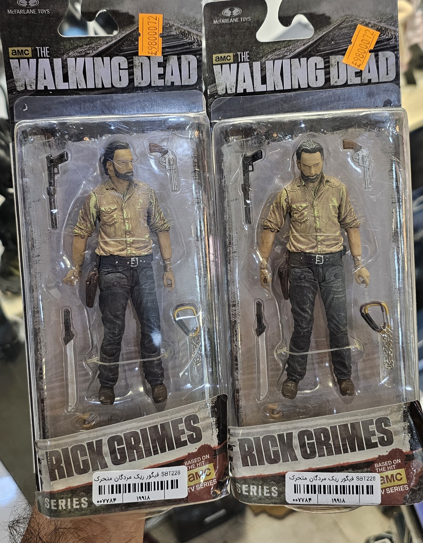 اکشن فیگور ریک گریمز از مردگان متحرک برند مک فارلن 15 سانت مدل The Walking Dead Rick Grimes McFarlane