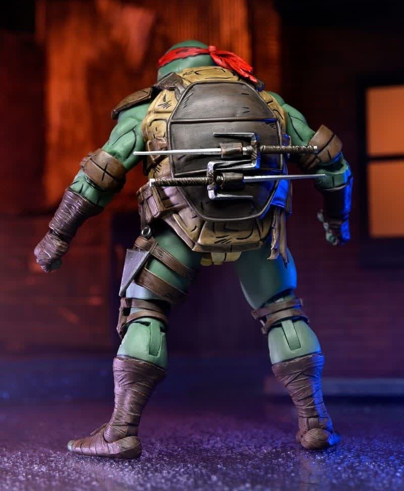 اکشن فیگور لاکپشت نینجا رافائل آخرین رونین نکا مدل Ninja Turtle Raphael The Last Ronin Neca