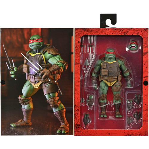 اکشن فیگور لاکپشت نینجا رافائل آخرین رونین نکا مدل Ninja Turtle Raphael The Last Ronin Neca