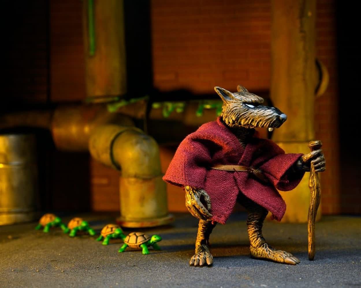 اکشن فیگور استاد لاکپشت نینجا اسپلینتر نکا مدل Ninja Turtle Splinter Neca