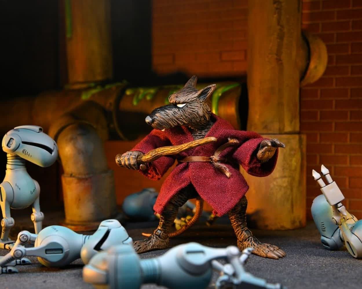 اکشن فیگور استاد لاکپشت نینجا اسپلینتر نکا مدل Ninja Turtle Splinter Neca