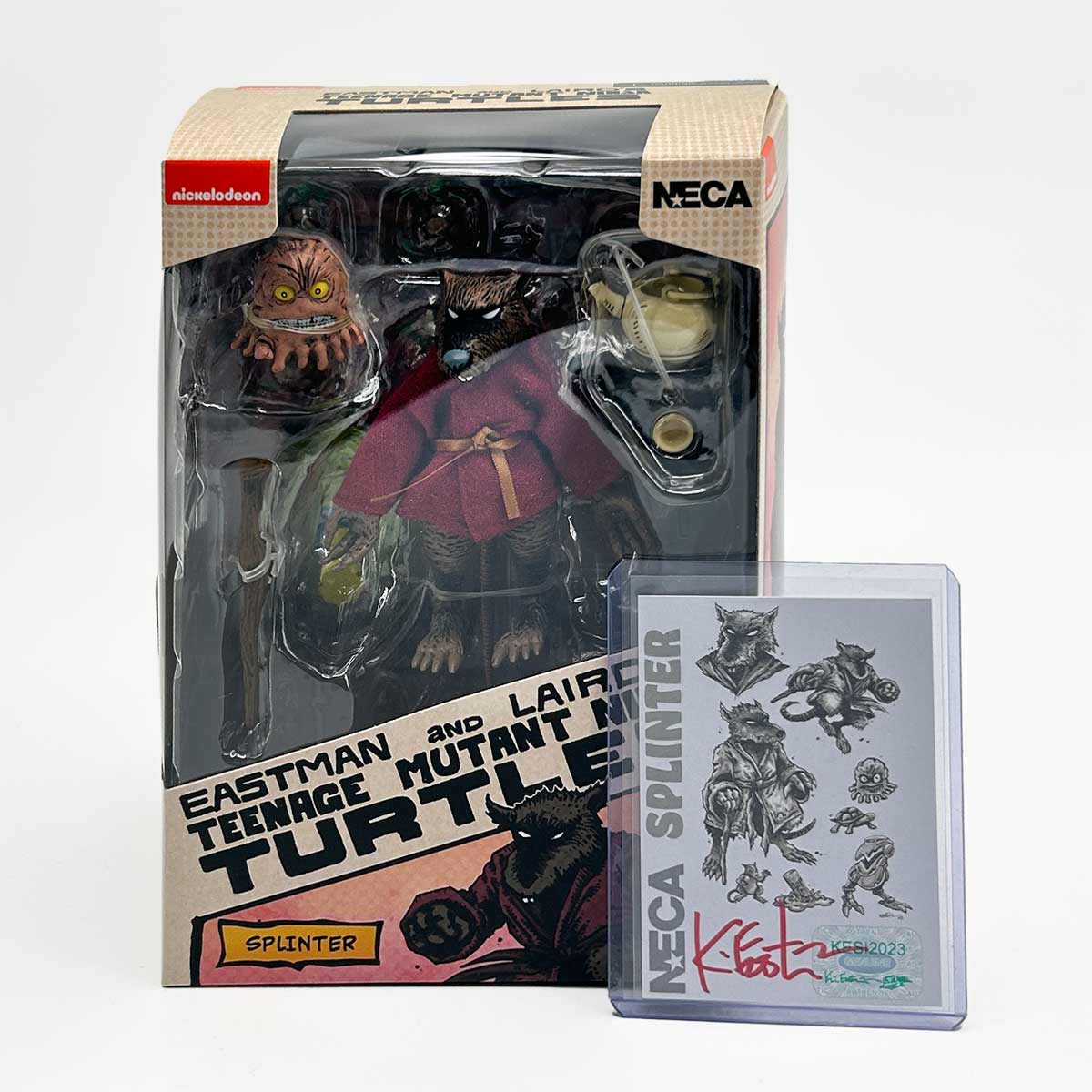 اکشن فیگور استاد لاکپشت نینجا اسپلینتر نکا مدل Ninja Turtle Splinter Neca
