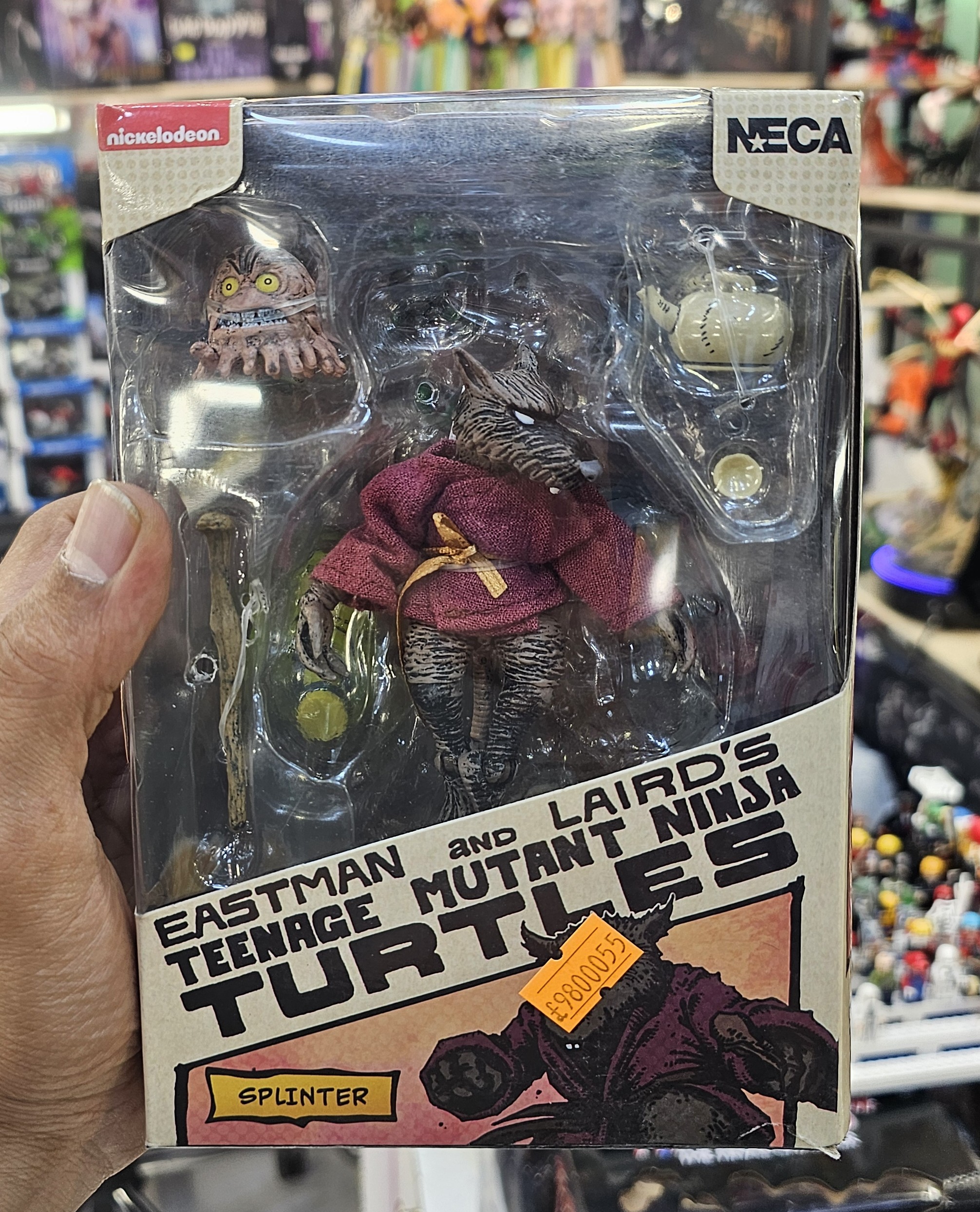 اکشن فیگور استاد لاکپشت نینجا اسپلینتر نکا مدل Ninja Turtle Splinter Neca