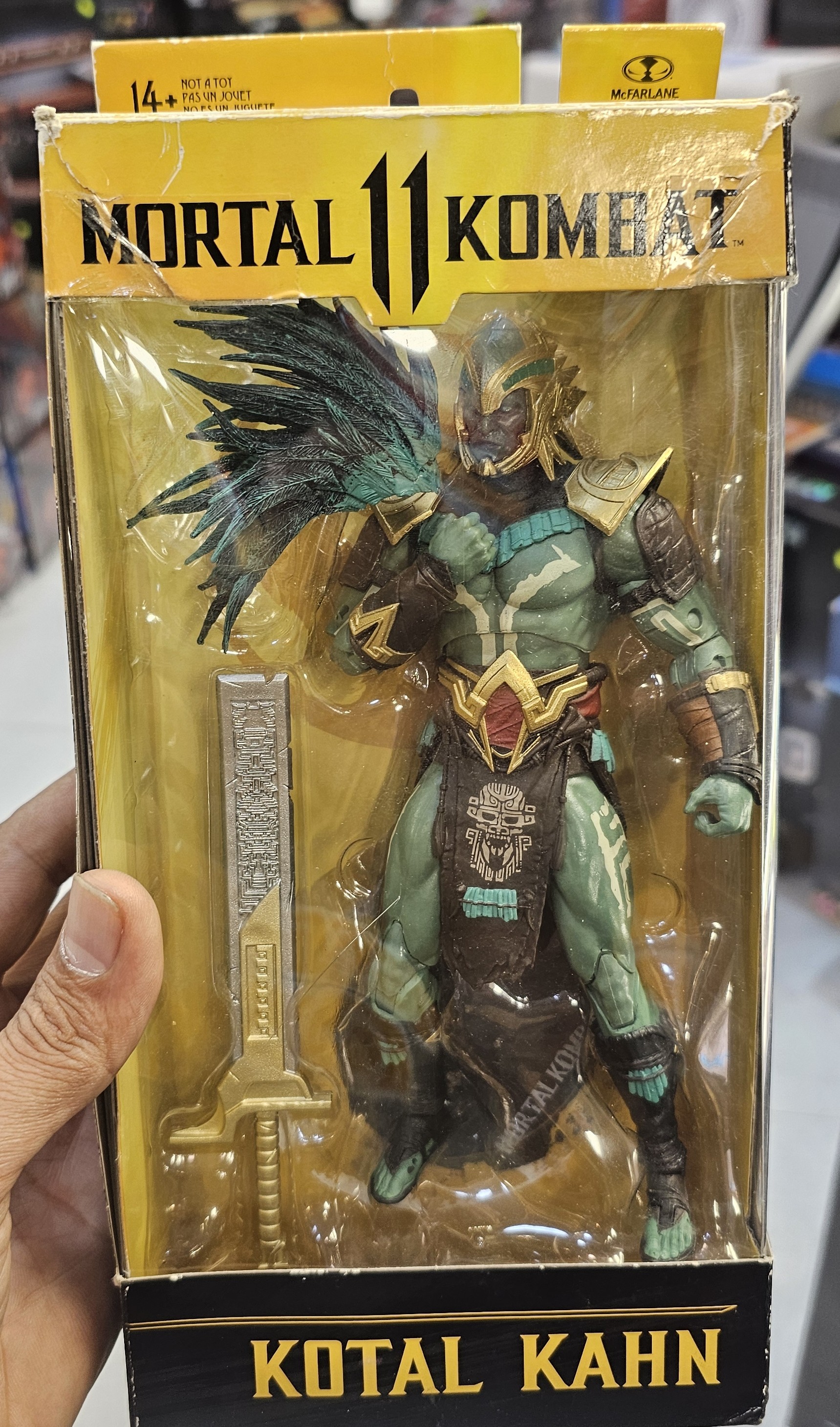 اکشن فیگور کوتال کان سری مورتال کمبت برند مکفارلین McFarlane Toys Mortal Kombat Kotal Kahn