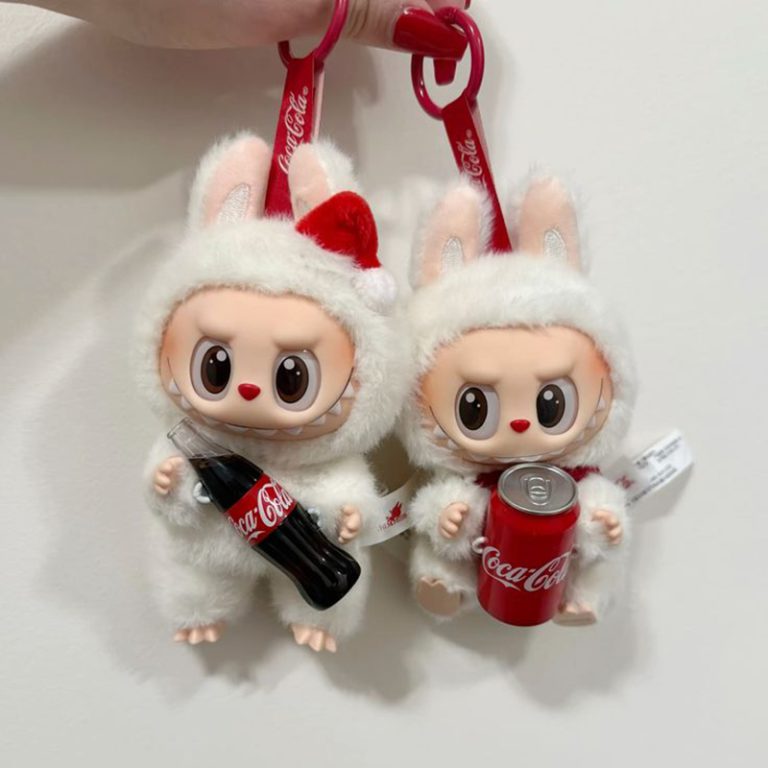 عروسک سوپرایز لبوبو اورجینال نوشابه کوکا مدل Pop Mart Labubu The Monsters Coca Cola Series