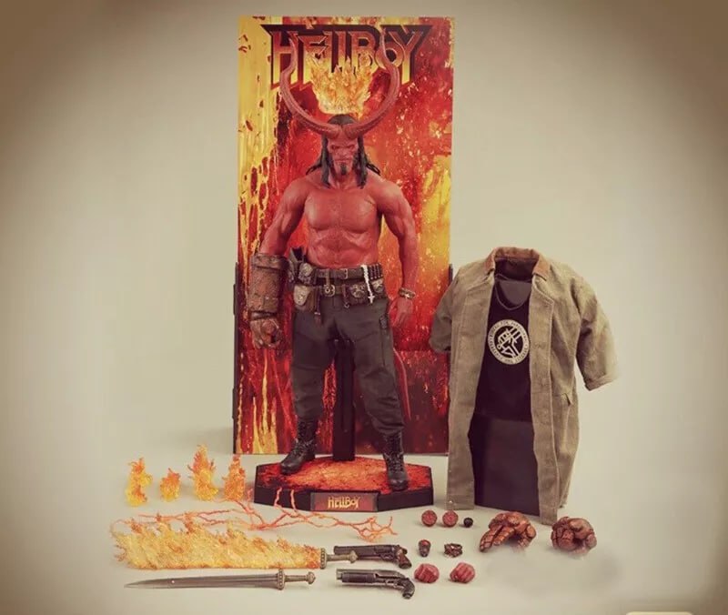 اکشن فیگور هلبوی پسر جهنمی 2019 هات تویز دلوکس مدل Hot Toys MMS527 Hellboy 2019