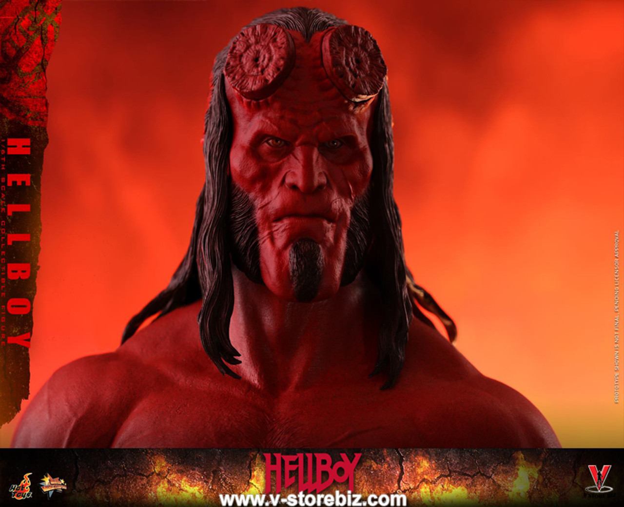 اکشن فیگور هلبوی پسر جهنمی 2019 هات تویز دلوکس مدل Hot Toys MMS527 Hellboy 2019