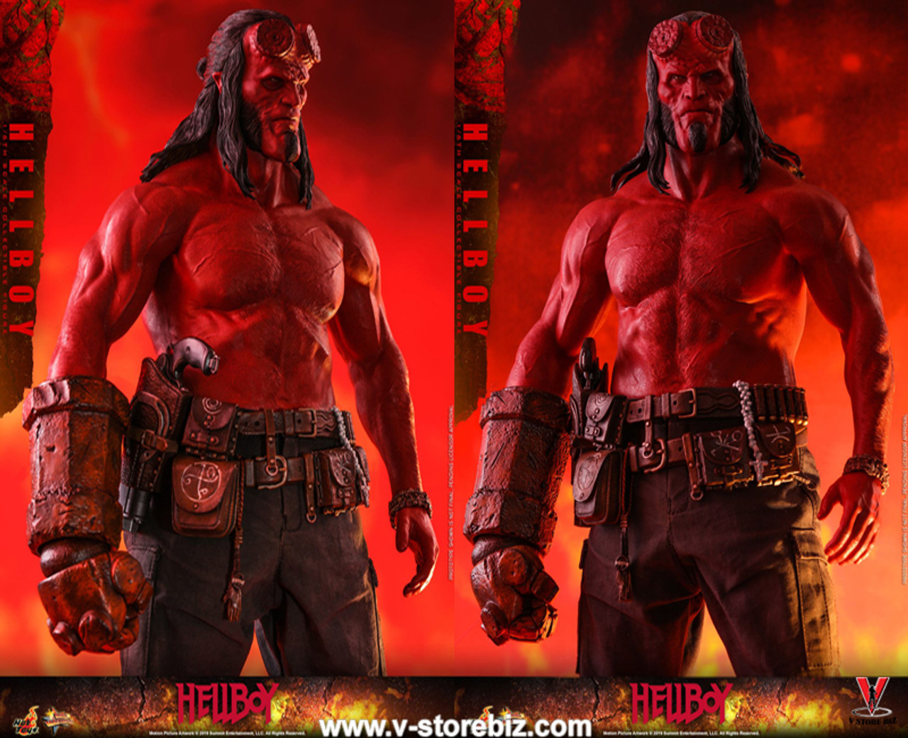 اکشن فیگور هلبوی پسر جهنمی 2019 هات تویز دلوکس مدل Hot Toys MMS527 Hellboy 2019
