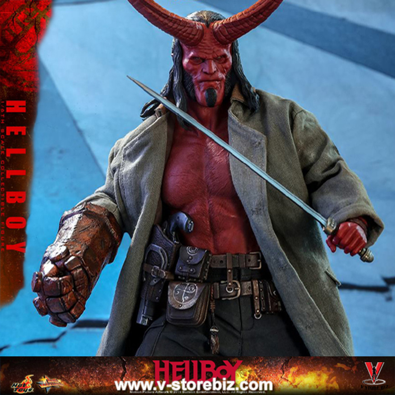اکشن فیگور هلبوی پسر جهنمی 2019 هات تویز دلوکس مدل Hot Toys MMS527 Hellboy 2019