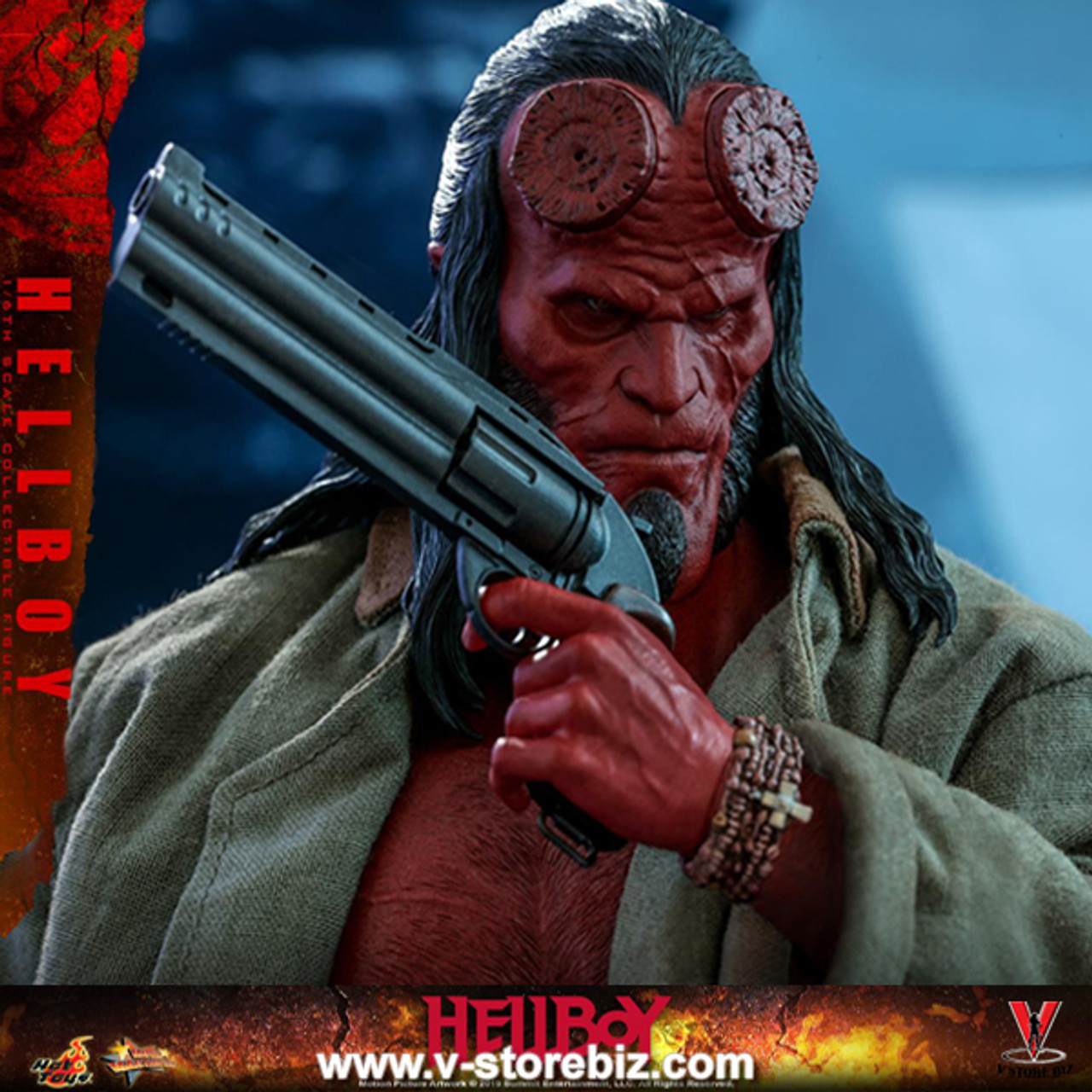 اکشن فیگور هلبوی پسر جهنمی 2019 هات تویز دلوکس مدل Hot Toys MMS527 Hellboy 2019