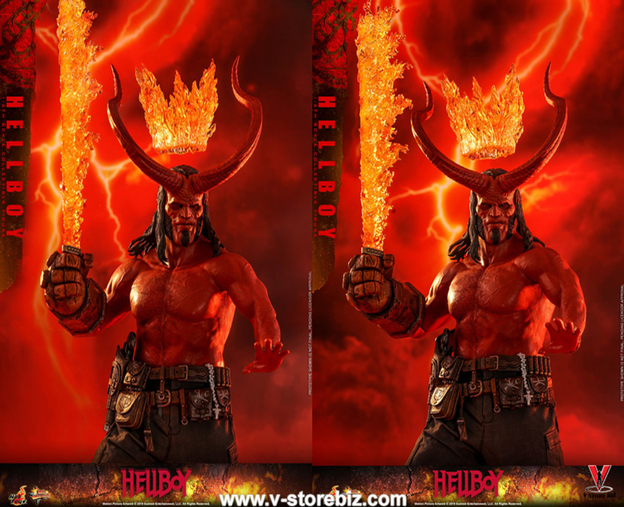 اکشن فیگور هلبوی پسر جهنمی 2019 هات تویز دلوکس مدل Hot Toys MMS527 Hellboy 2019