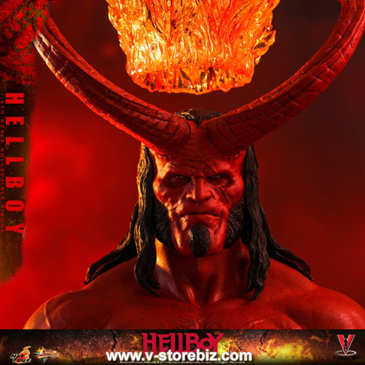 اکشن فیگور هلبوی پسر جهنمی 2019 هات تویز دلوکس مدل Hot Toys MMS527 Hellboy 2019