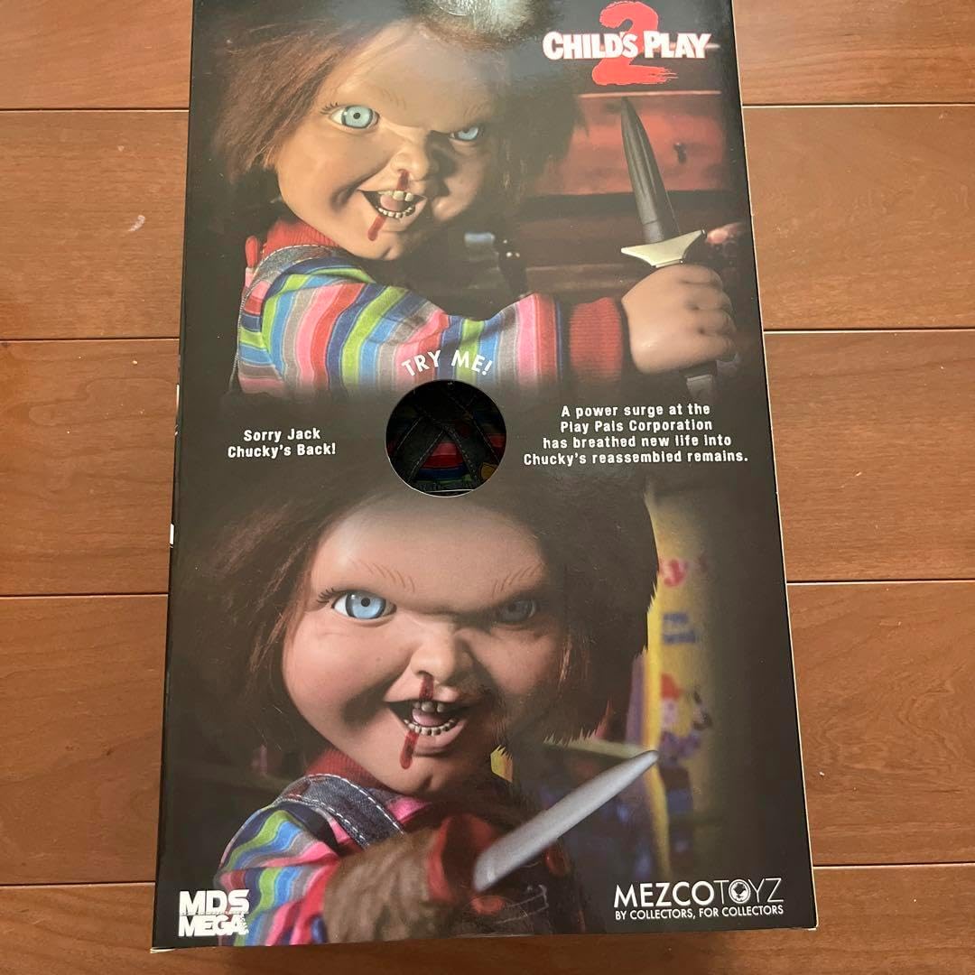 اکشن فیگور چاکی قسمت دوم برند مزکو 40 سانت سخنگو Child's Play 2 Chucky Mezco