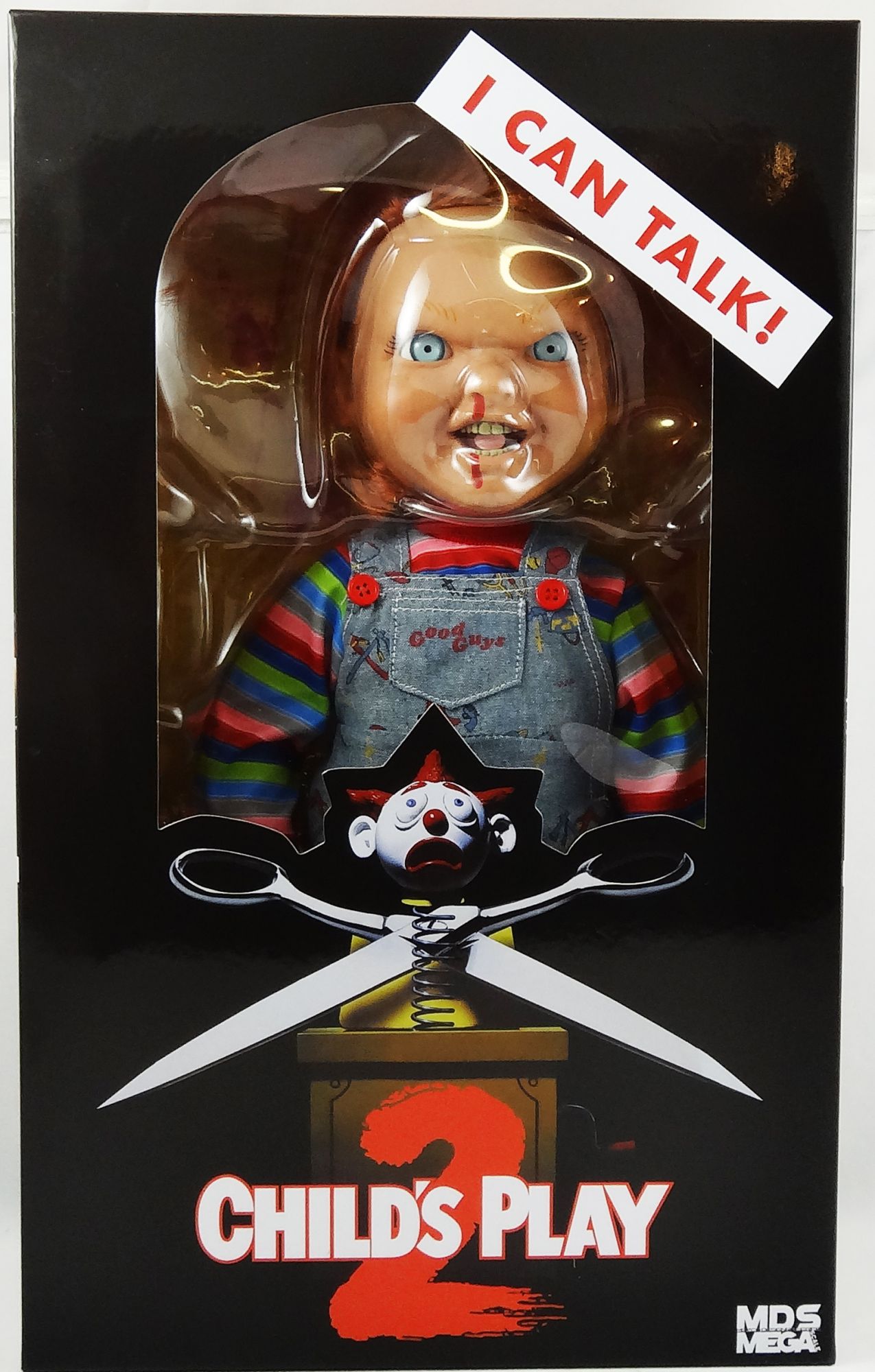 اکشن فیگور چاکی قسمت دوم برند مزکو 40 سانت سخنگو Child's Play 2 Chucky Mezco