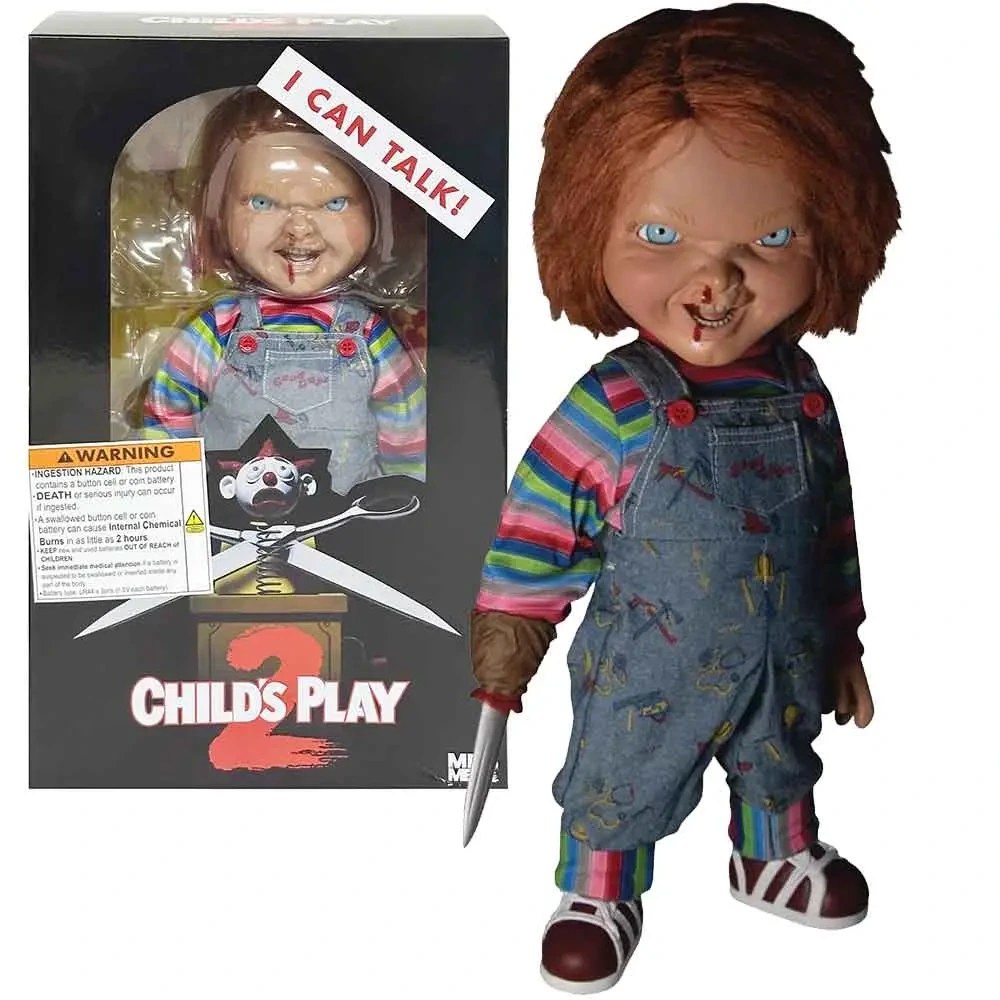 اکشن فیگور چاکی قسمت دوم برند مزکو 40 سانت سخنگو Child's Play 2 Chucky Mezco