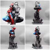 فیگور اسپایدرمن ونوم روی صخره چراغدار 35 سانت