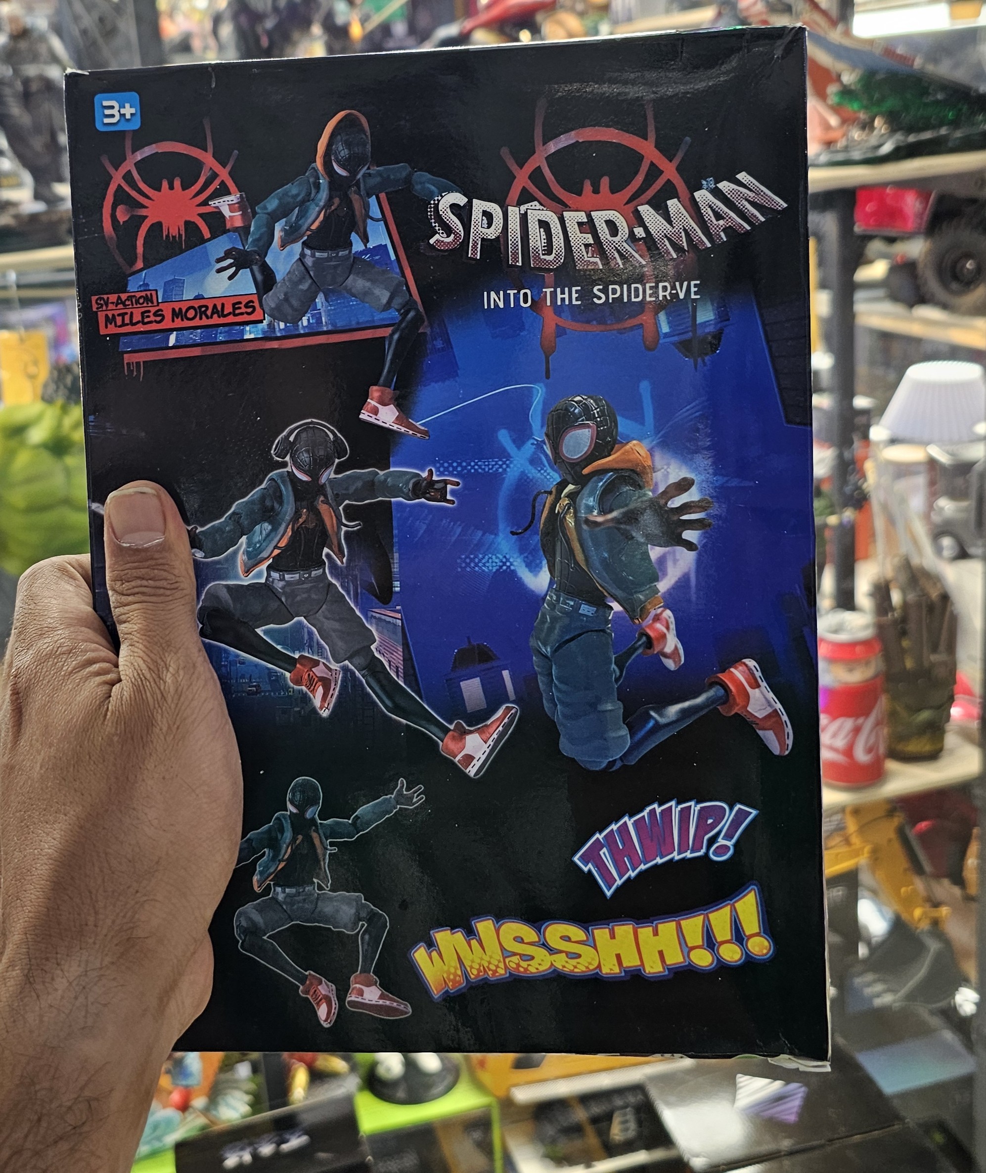 اکشن فیگور اسپایدرمن مایلز مورالز برند Marvel D4