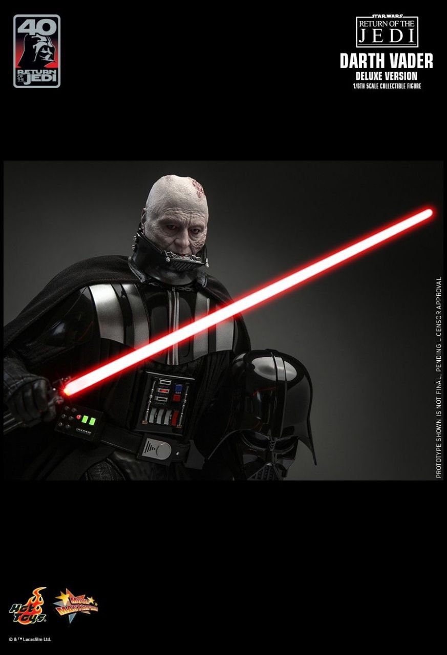 اکشن فیگور دارث ویدر جنگ ستارگان برند هات تویز دلوکس مدل Darth Vader Hot Toys Deluxe Version MMS700