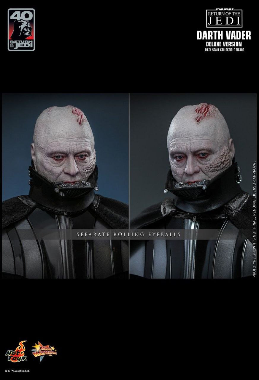 اکشن فیگور دارث ویدر جنگ ستارگان برند هات تویز دلوکس مدل Darth Vader Hot Toys Deluxe Version MMS700