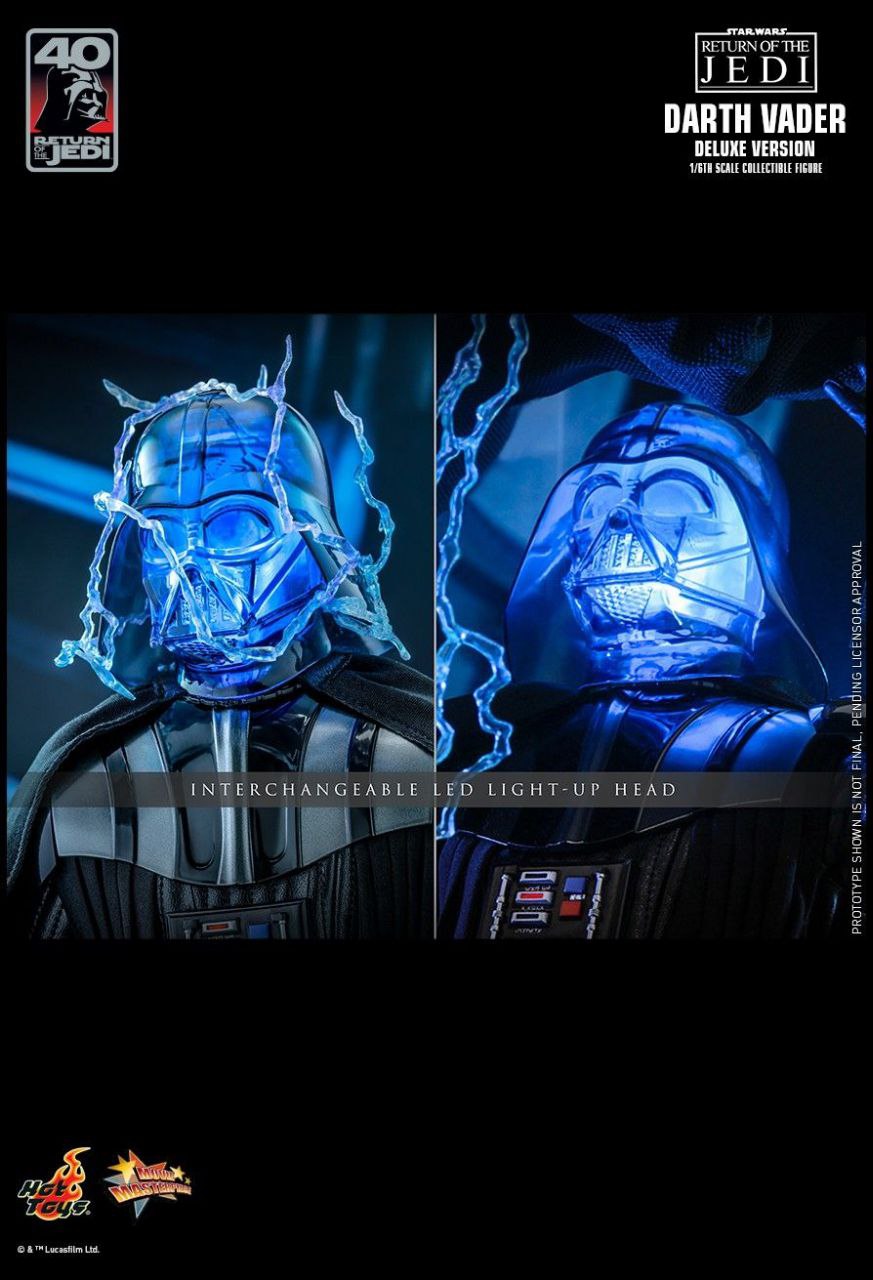 اکشن فیگور دارث ویدر جنگ ستارگان برند هات تویز دلوکس مدل Darth Vader Hot Toys Deluxe Version MMS700