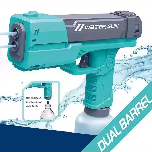 تفنگ آبپاش کلت دولول شارژی مدل Water Battle Electric Water Gun 01