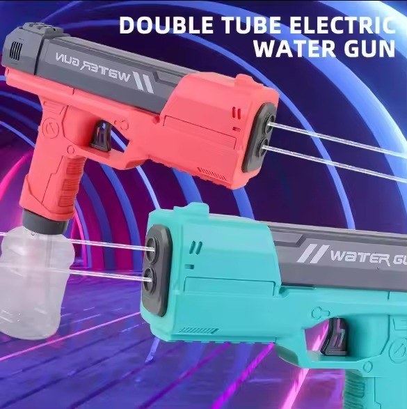 تفنگ آبپاش کلت دولول شارژی مدل Water Battle Electric Water Gun 01