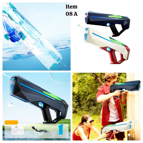 تفنگ آبپاش مکش دار شارژی پرتاب 12 متر مدل Water Battle Electric Water Gun 08