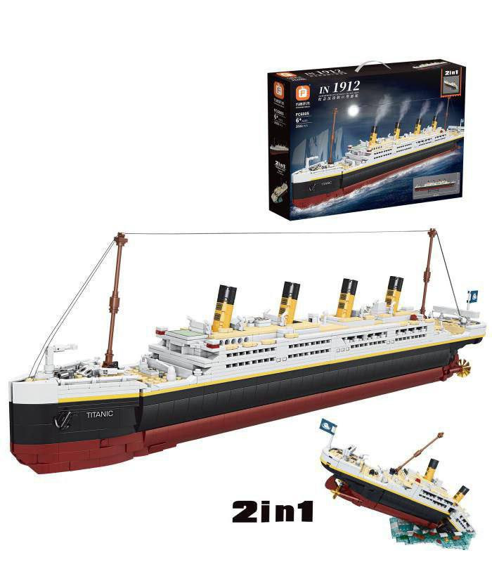 لگو کشتی تایتانیک 2022 قطعه ساخت دو حالت مدل 6005