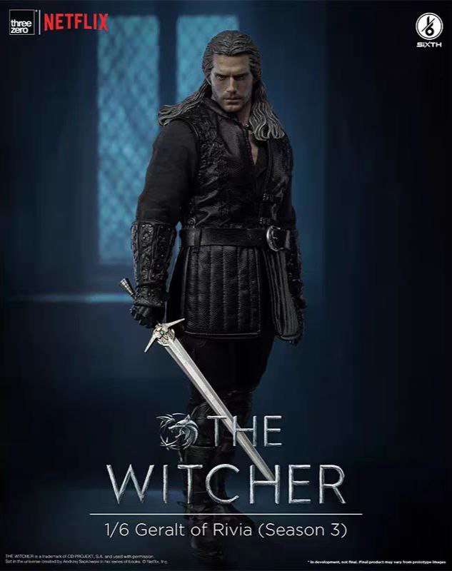 اکشن فیگور ویچر گرالت ریویا 1/6 فصل 3 مدل the Witcher Geralt of Rivia three zero