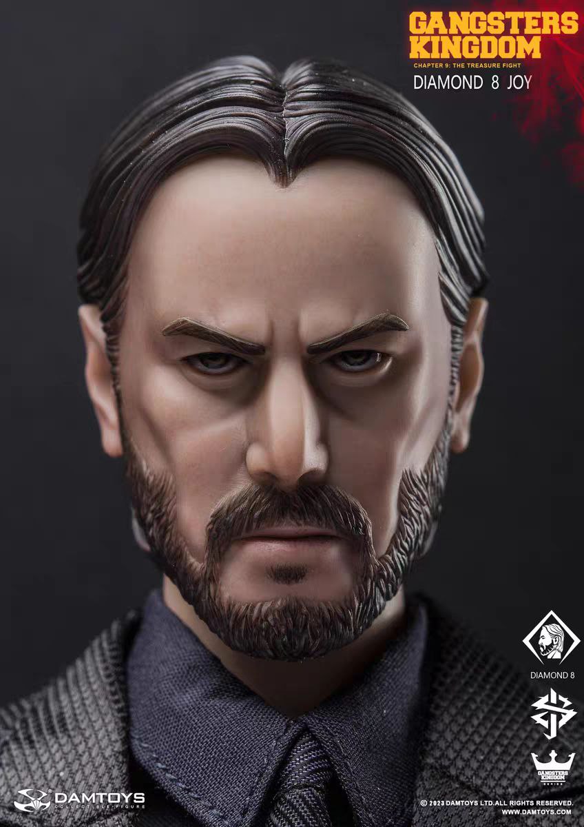 اکشن فیگور جان ویک 1/6 مدل Gangsters Kingdom The Treasure Fight john wick damtoys